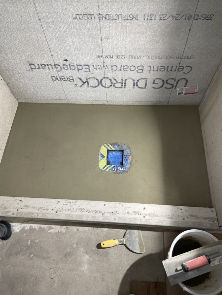 Shower pan & drain