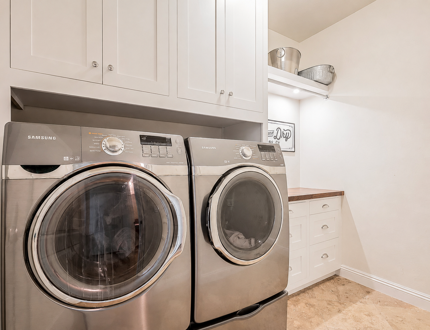 Laundry room cabinetry