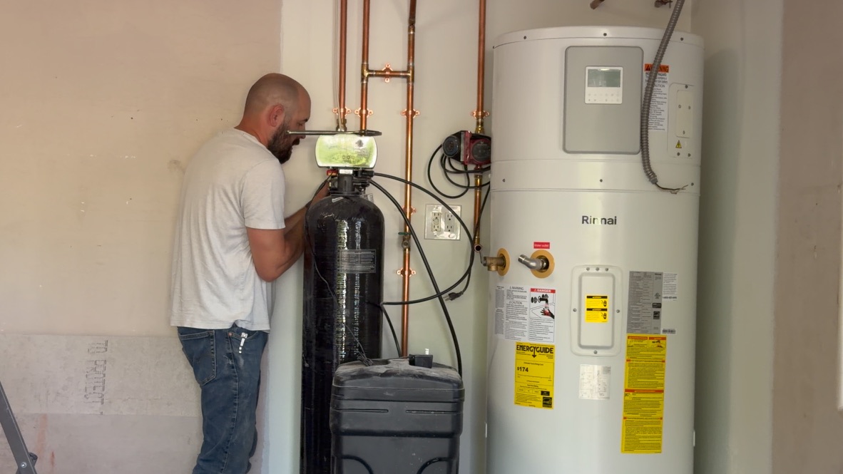 Water heater install